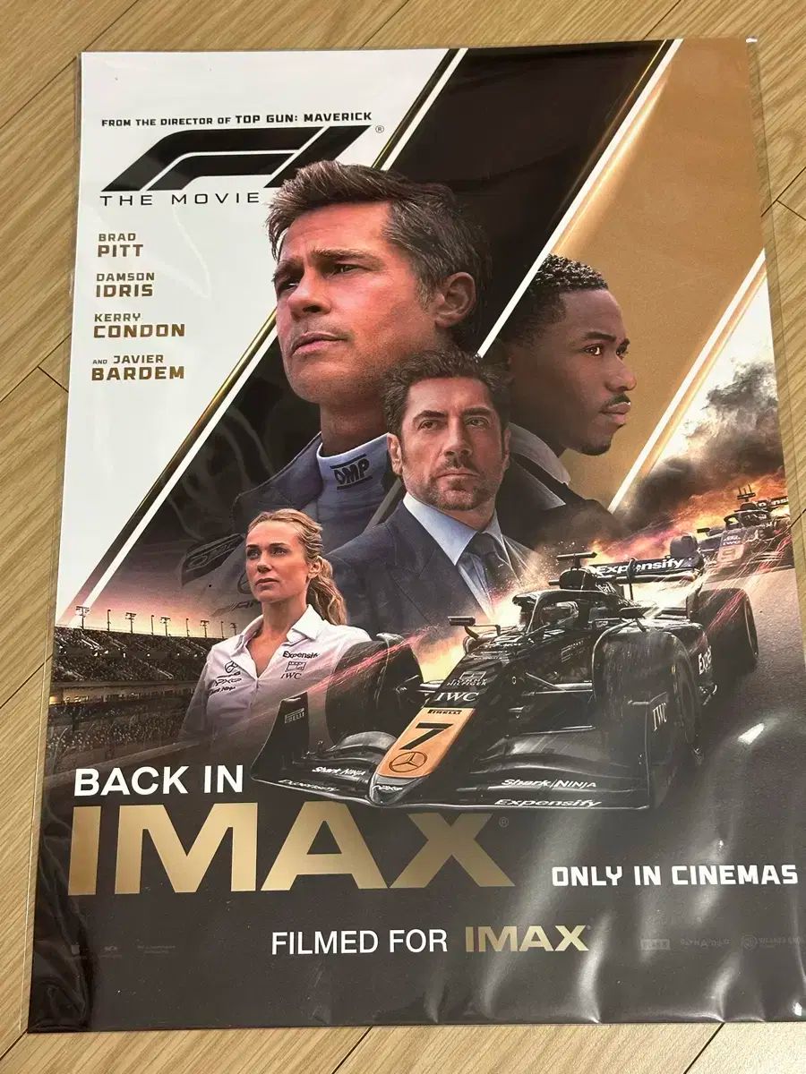 Ｆ1 USオリジナル映画ポスター F1 USオリジナル映画ポスター New 'F1: THE MOVIE' poster pays