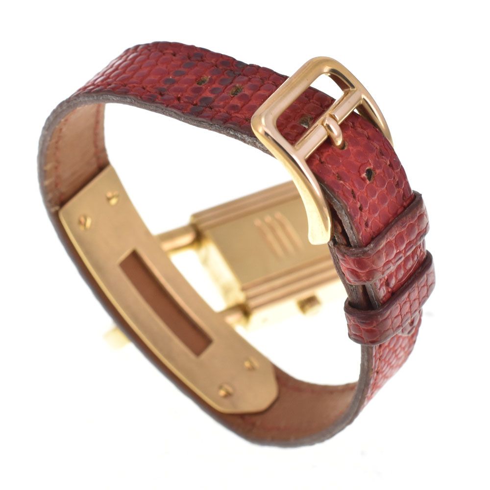 エルメス HERMES ケリーウォッチ GP/レザー クォーツ レディース A