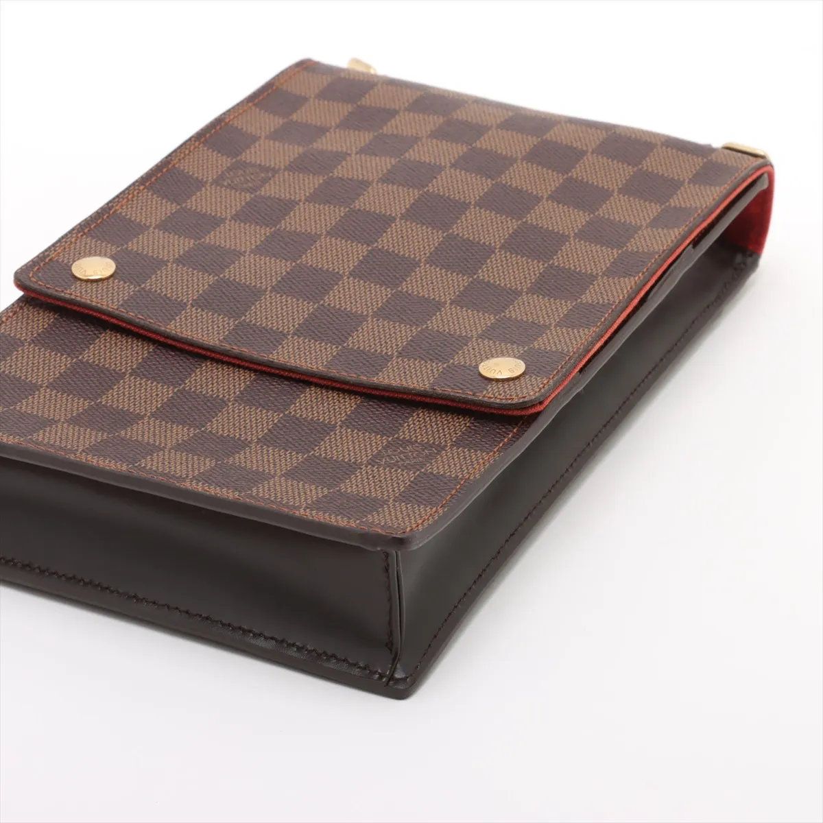 美品 ルイヴィトン ダミエ ポートベロー N45271 レザー ショルダー