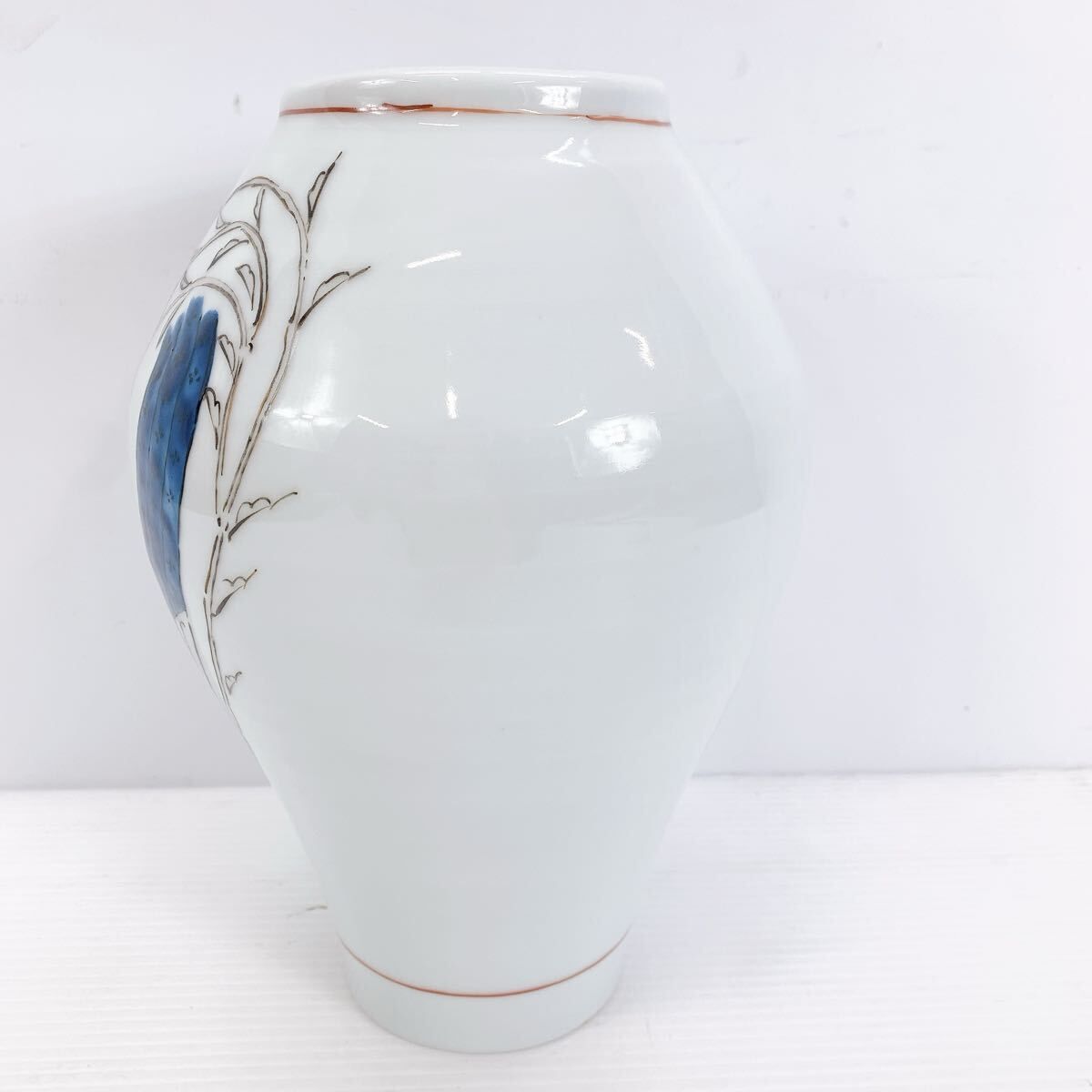 四季山水画装飾の陶器花瓶　白磁韓国　MONSTER 骨董品　美術品　限定品 四季山水画装飾の陶器花瓶 白磁韓国 MONSTER 骨董品 美術品 限定品 壺