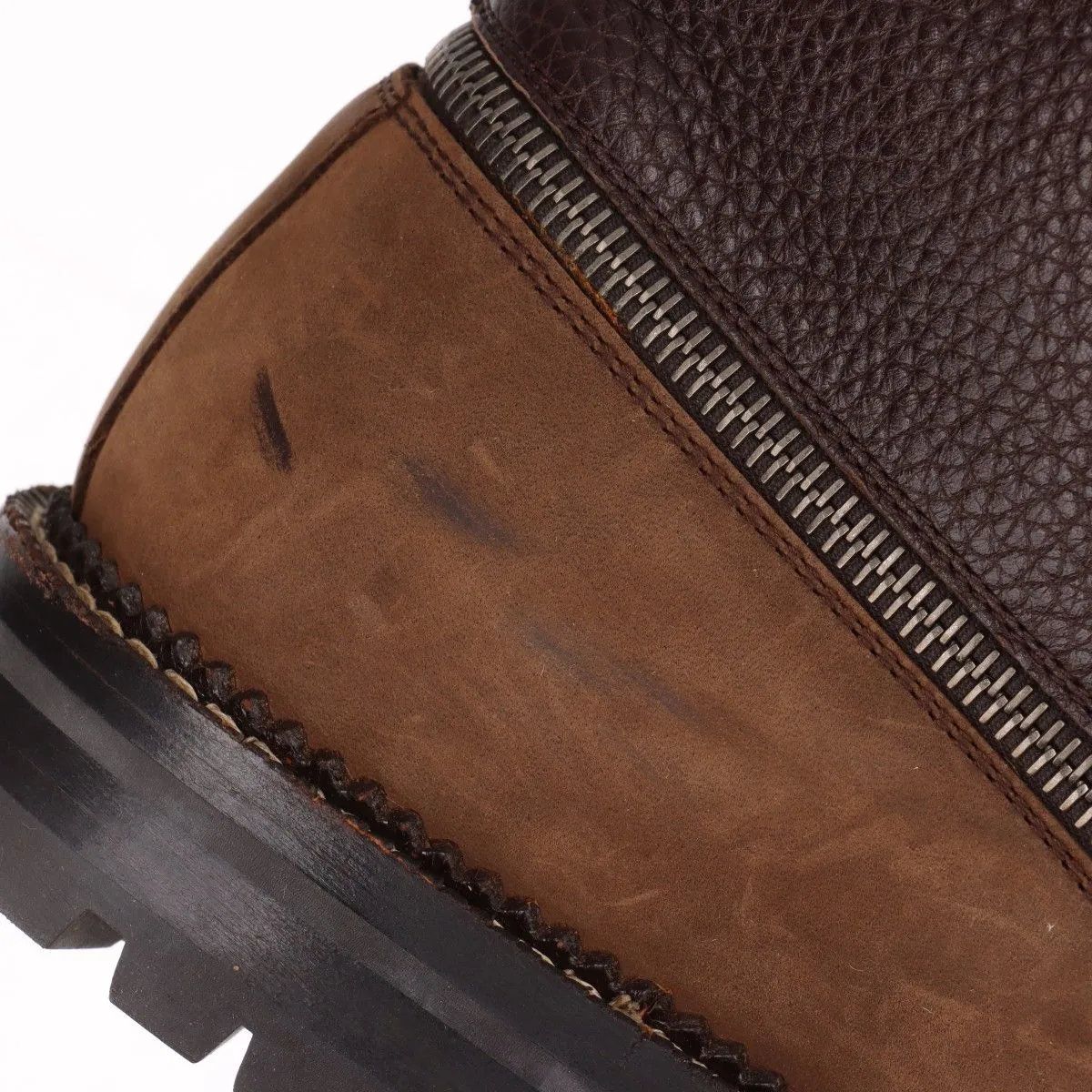  ルイヴィトン スエード レザー ブーツ 9 1 2 28 cm BM 0411 レースアップ 靴 シューズ 紳士 ブラウン 茶色 メンズ MMM DB 52 7 その他 ブーツ 革靴