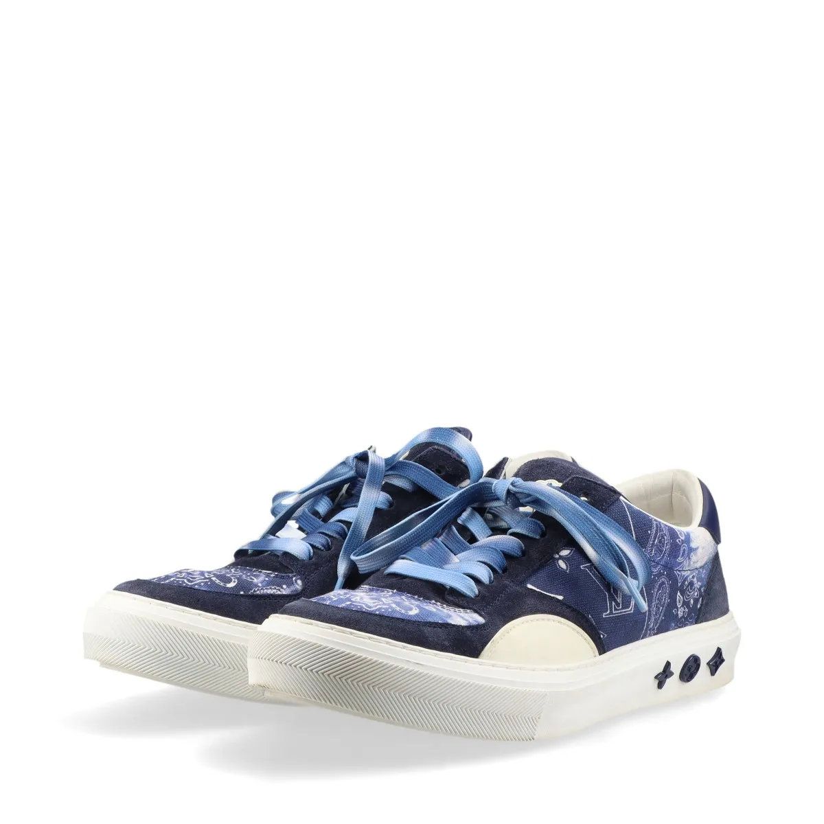 美品 ルイヴィトン LVオリライン ローカット スニーカー 6 ペイズリー