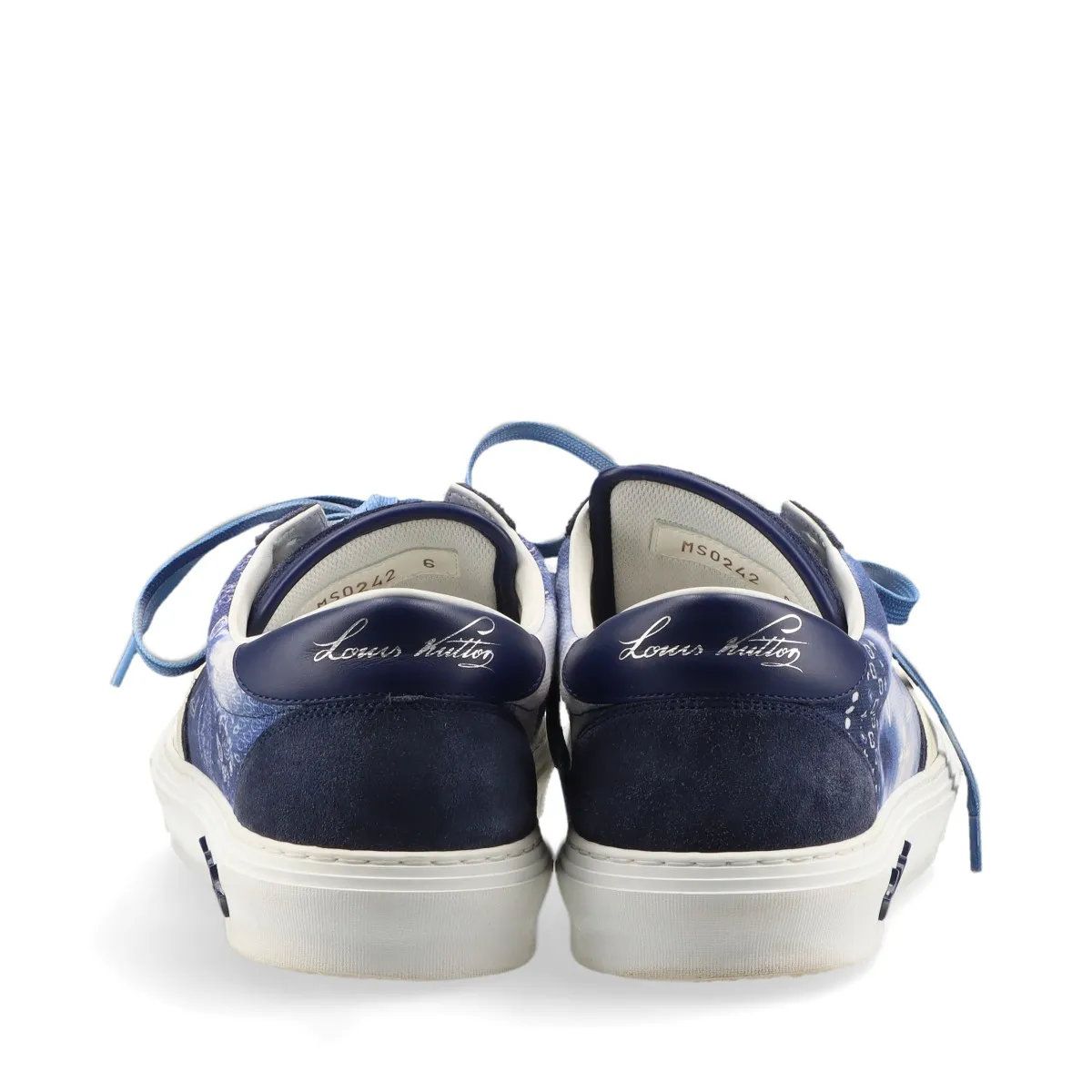 美品 ルイヴィトン LVオリライン ローカット スニーカー 6 ペイズリー