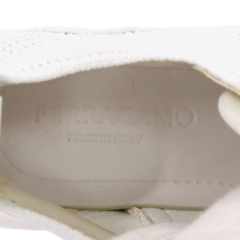 新品同様 サルヴァトーレフェラガモ 'Nima' sneakers 0760648BIANCO