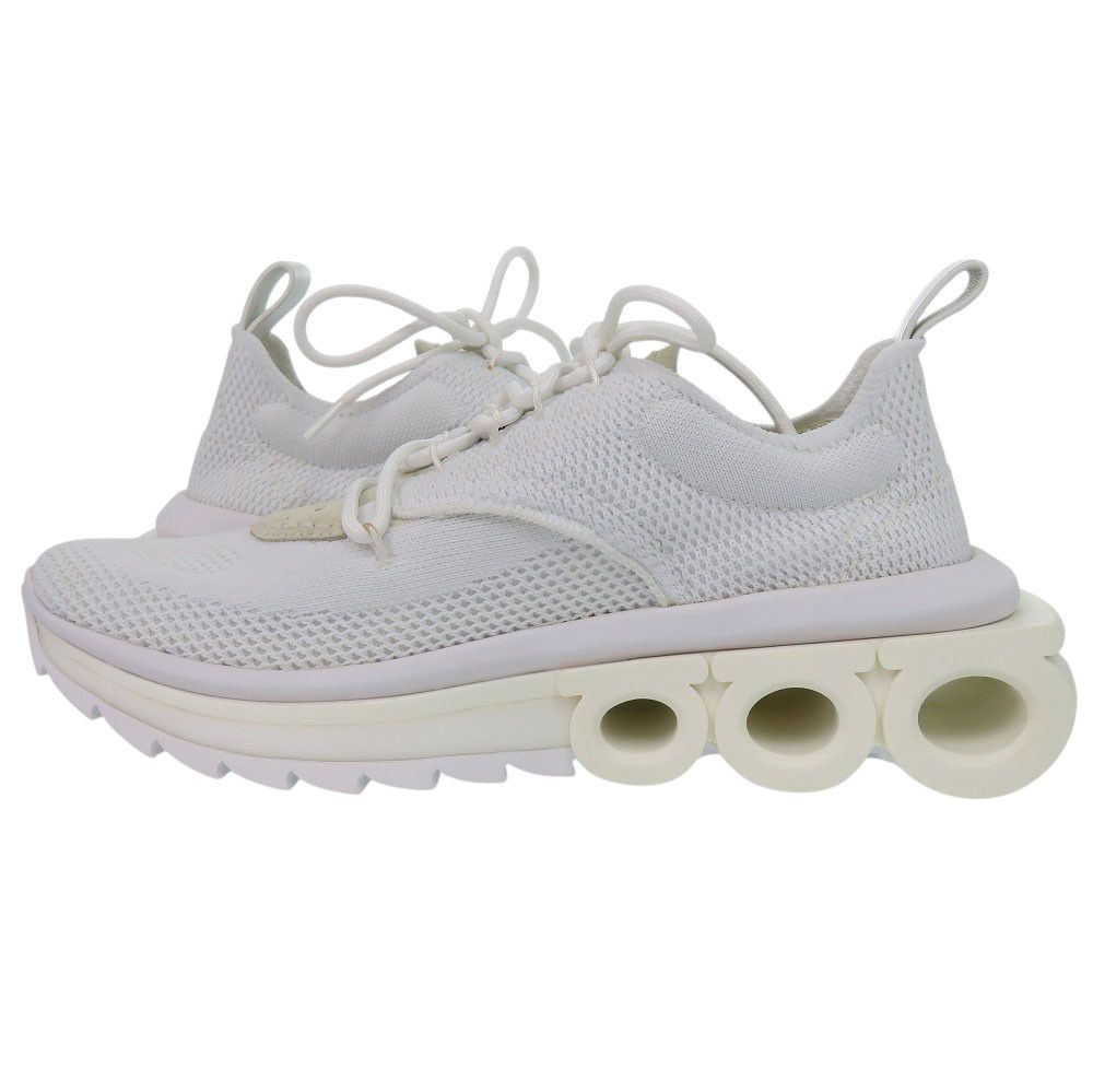 【美品】サルヴァトーレフェラガモ　スニーカー　白 6 M 新品同様 サルヴァトーレフェラガモ 'Nima' sneakers 0760648BIANCO