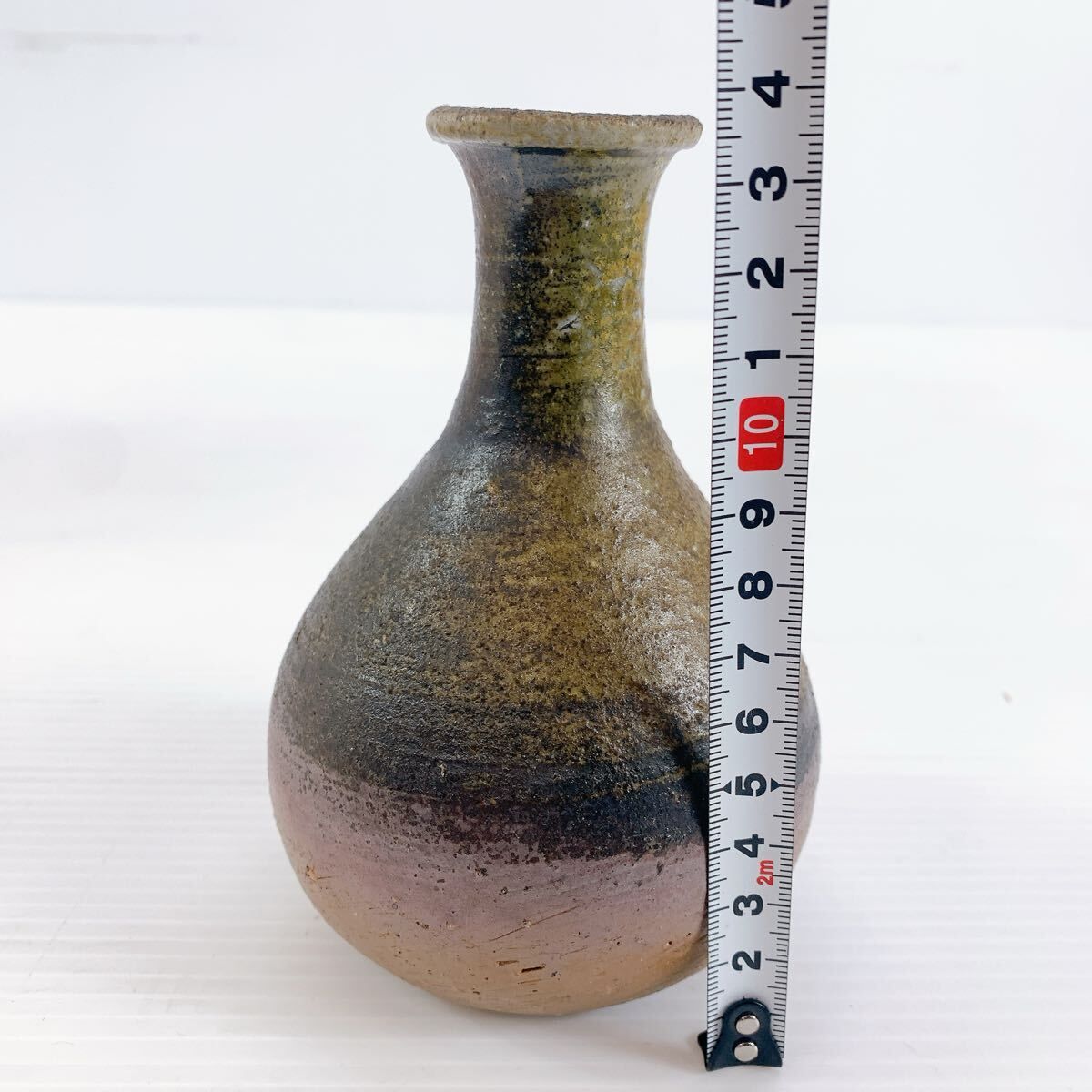 Y-506 山本雄一 備前焼 徳利 共箱付 岡山無形文化財作家 伝統工芸 酒器