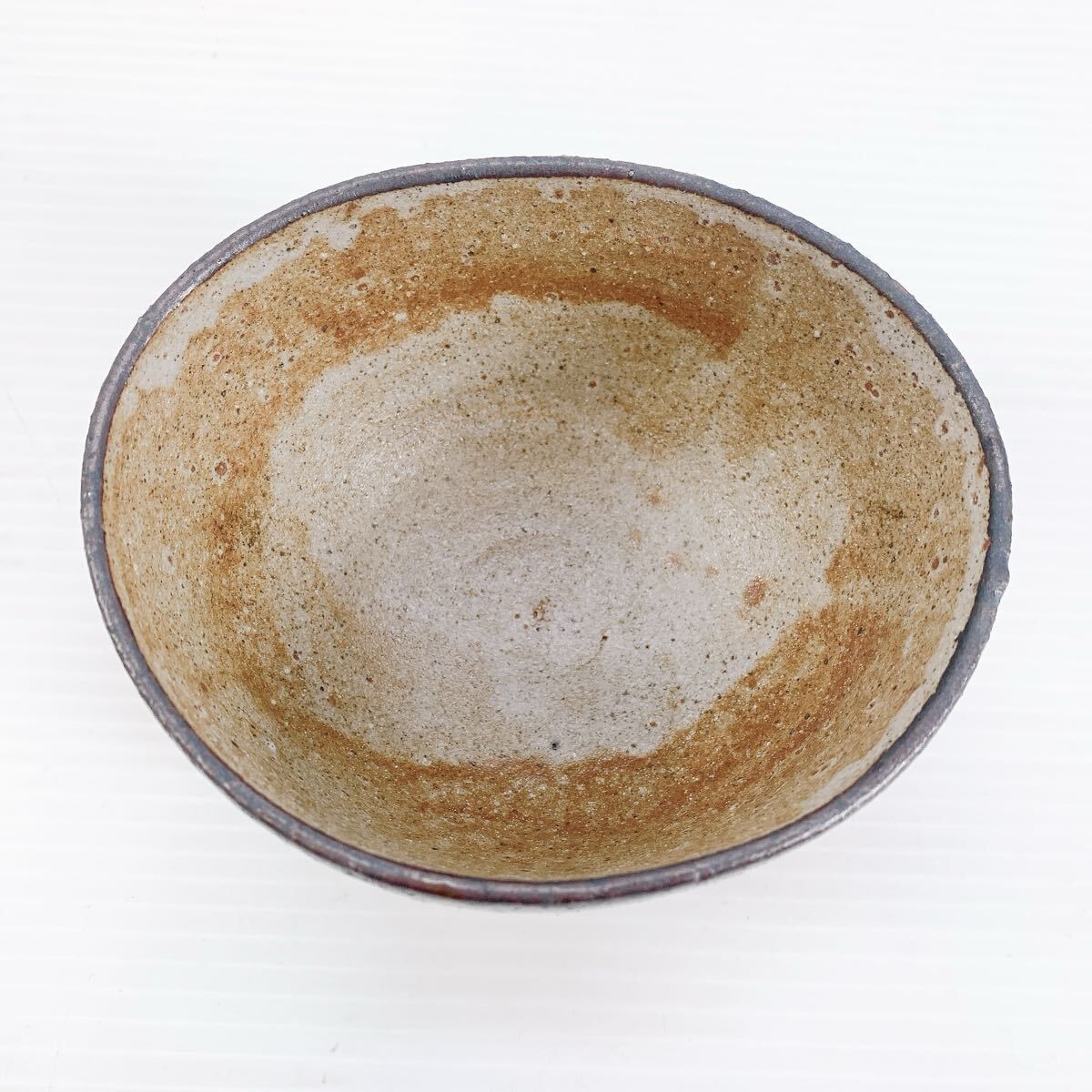 Y-504 伊万里 唐津茶碗 茶道具 井戸風 景色 唐津焼 陶芸 茶席用 抹茶碗