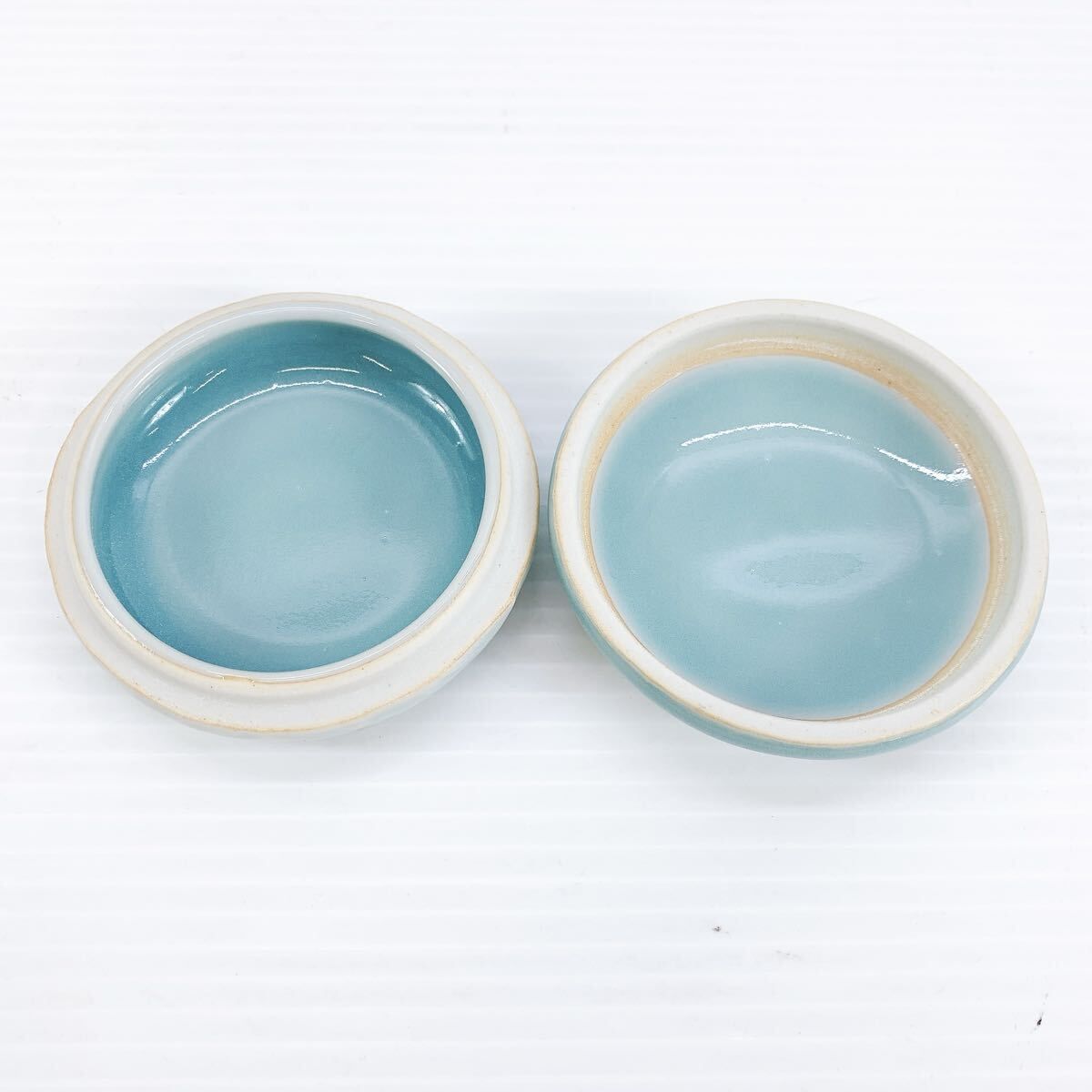 青磁　香合 Y-498 小笠原長春 作品 鍋島青磁 青合 香合 茶道具 天然素材 上質青磁