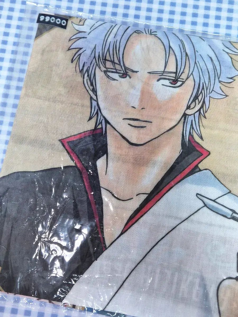  7日間割引 銀魂 坂田 銀時 ハンカチ 魂チェンジ 魂 バンダナ スカーフ 小物