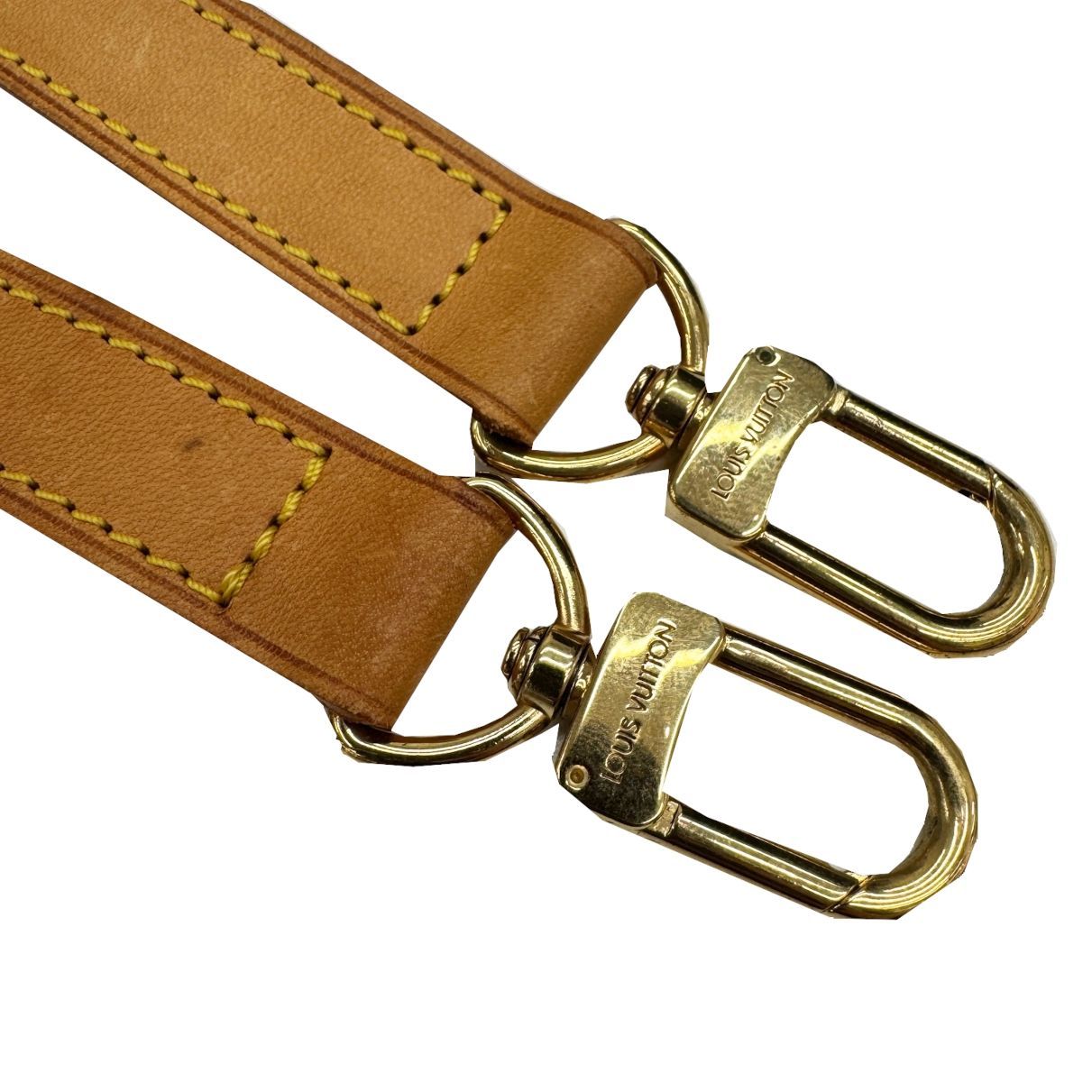 LOUIS VUITTON ルイ ヴィトン ショルダー ストラップ ヌメ革 ゴールド金具 レザー バッグストラップ ベージュ レディース メンズ ユニセックス ブランドギャラリー