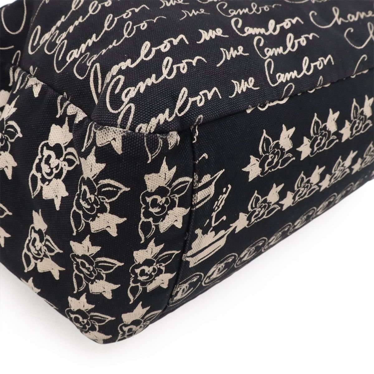 CHANEL シャネル ココマーク カメリア プラチェーン トートバッグ