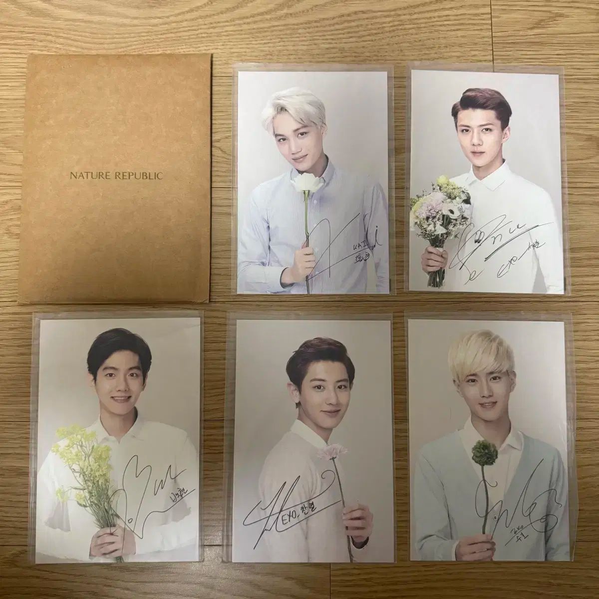 EXO NATURE REPUBLIC はがき ポストカード セット - メルカリ