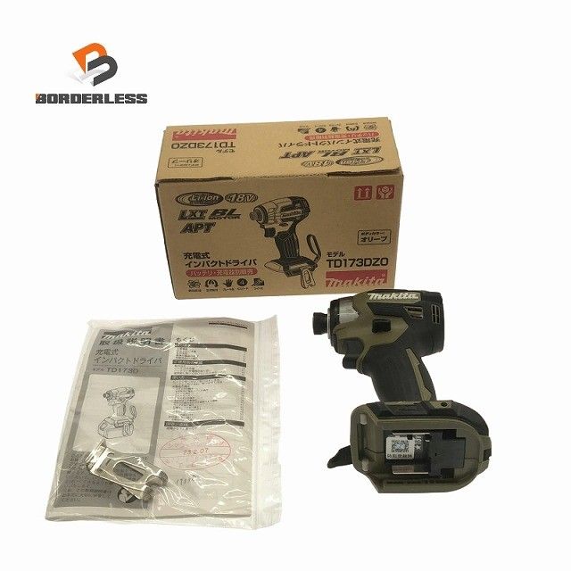 比較的 makita マキタ 18 V 充電式インパクトドライバ 本体のみ 説明書 外 118807