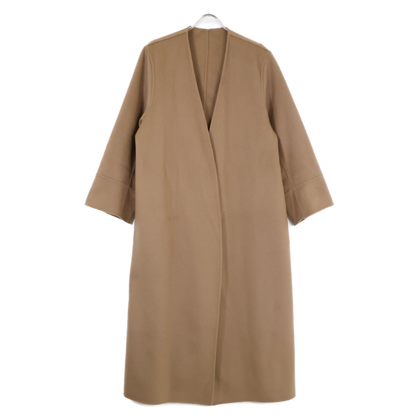 Plage プラージュ 19AW ﾌﾞﾗｳﾝ 19020922401040 ｳｰﾙ ﾉｰｶﾗｰｺｰﾄ 38 - メルカリ