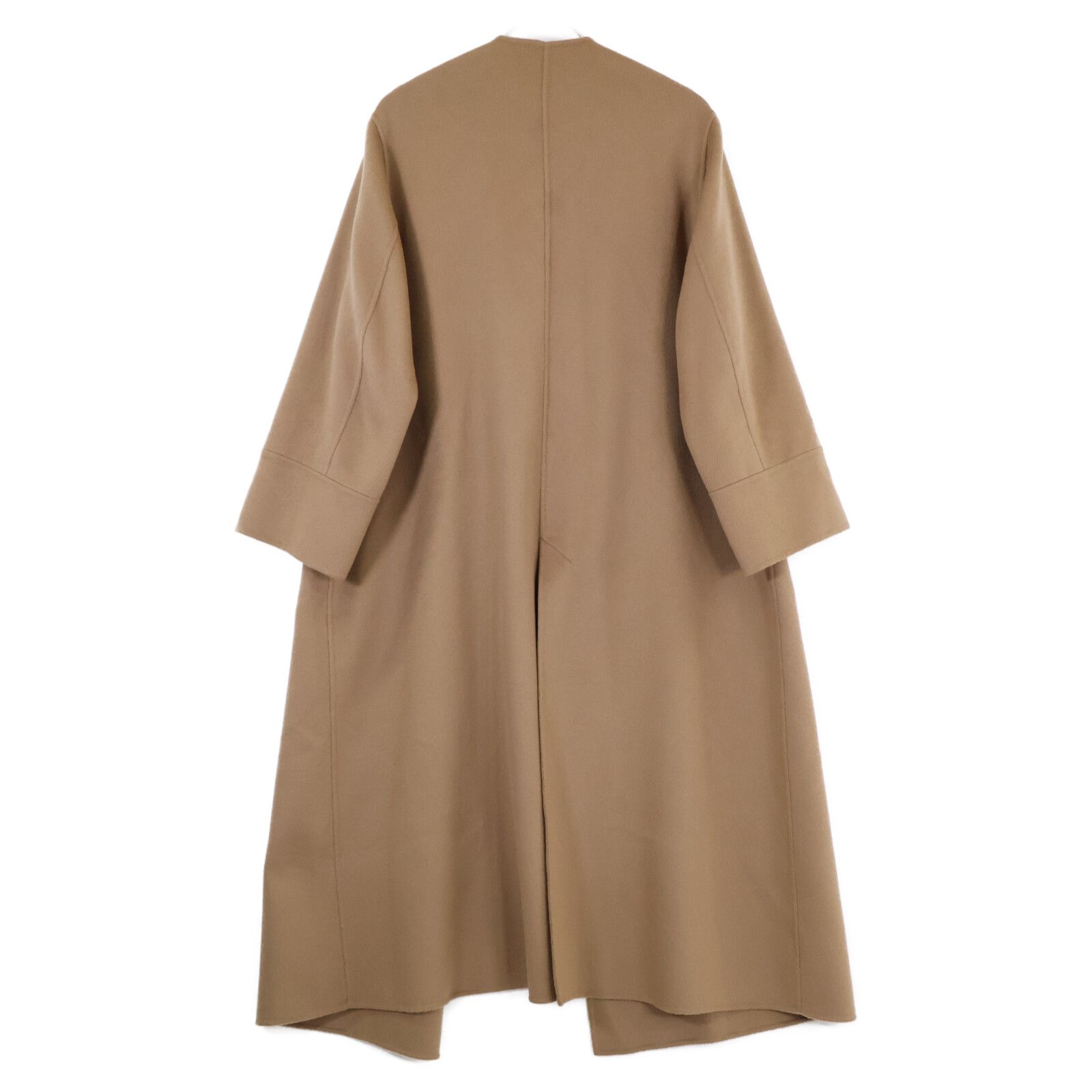 Plage プラージュ ウールリバーロングコート ブラウン Plage プラージュ ウールリバーロングコート ブラウン - メルカリ