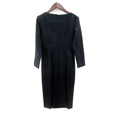 ユナイテッドアローズ UNITED ARROWS ワンピース ひざ丈 長袖 36 S 紺