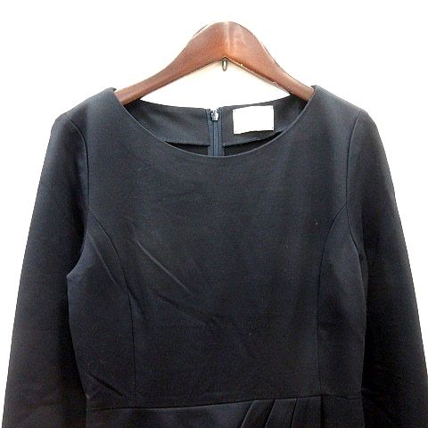 ユナイテッドアローズ UNITED ARROWS ワンピース ひざ丈 長袖 36 S 紺