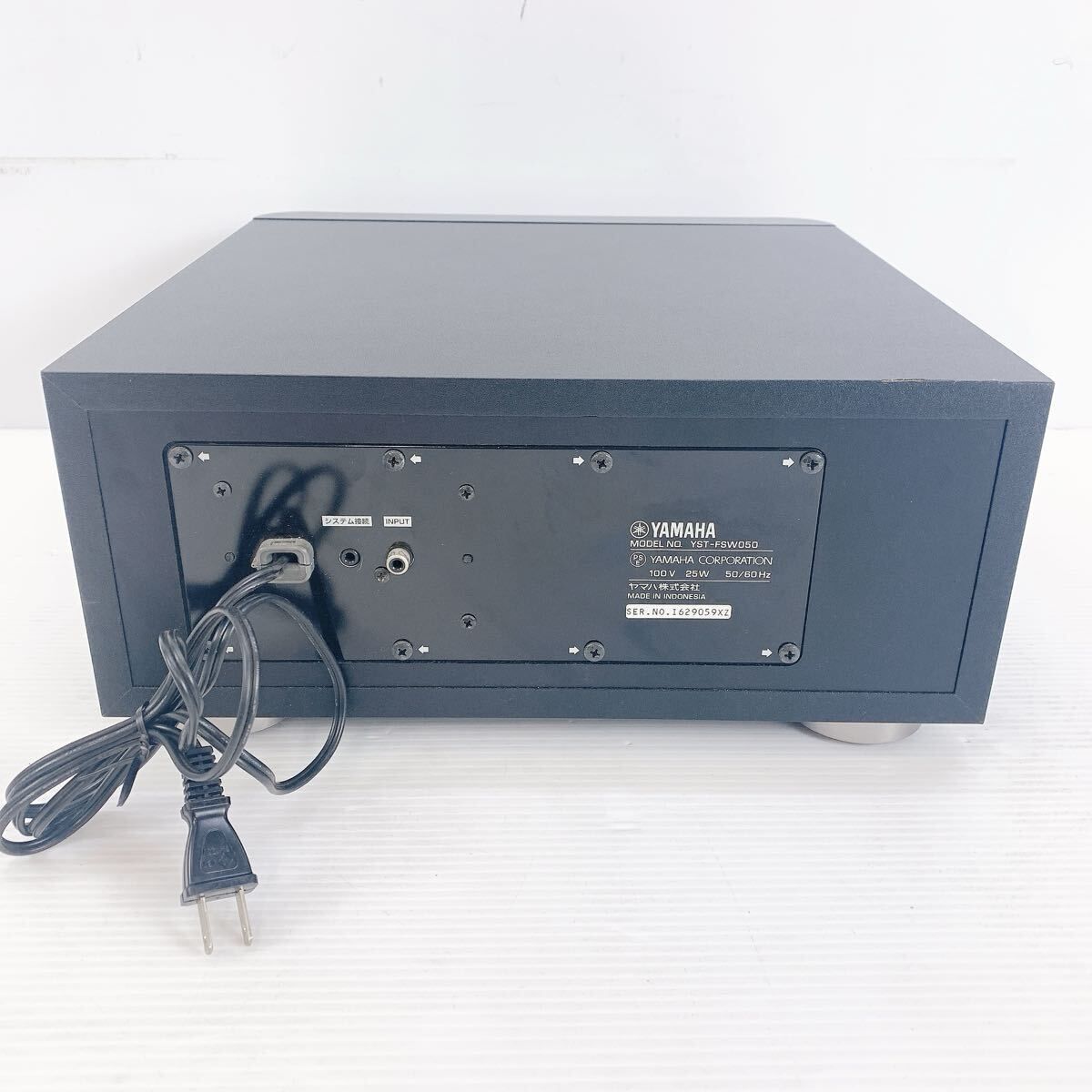 H-016 YAMAHA ヤマハ サブウーファー YST-FSW050 ブラック 動作確認