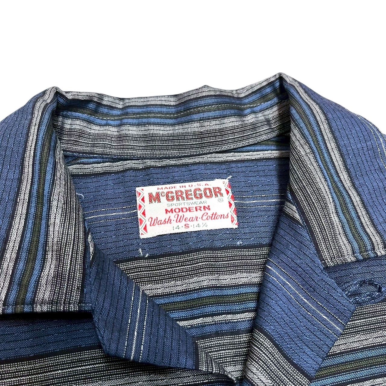 Deadstock!! 60s ビンテージ McGregor オープンカラー コットンシャツ