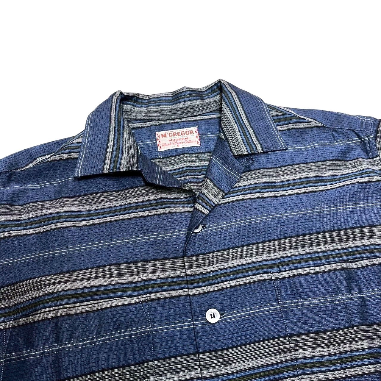 Deadstock!! 60s ビンテージ McGregor オープンカラー コットンシャツ