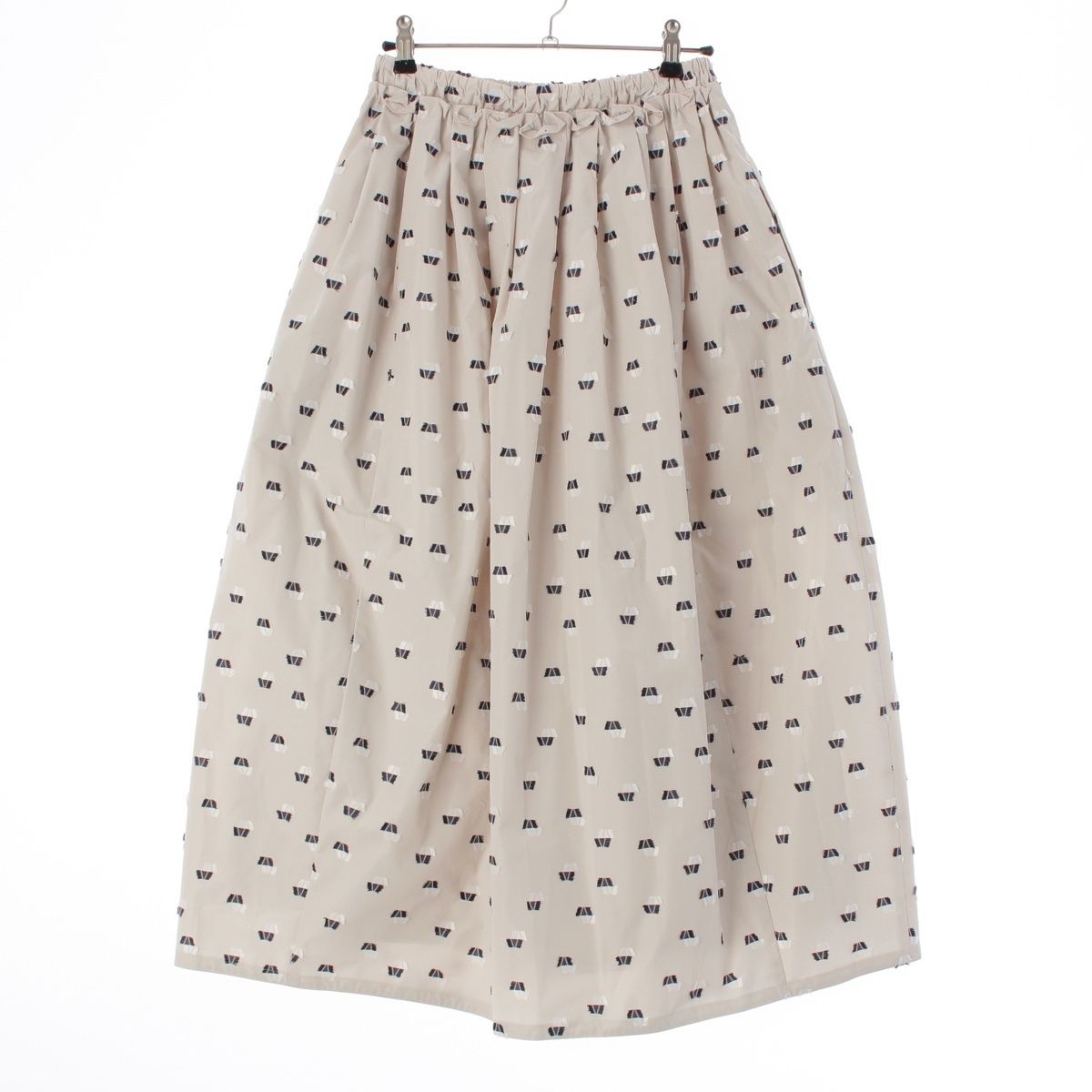 完売品　美品　ドゥロワー　PRE1 カットドビー ギャザースカート ドゥロワー RESORT2 カットジャガード ギャザー スカート 6524-299