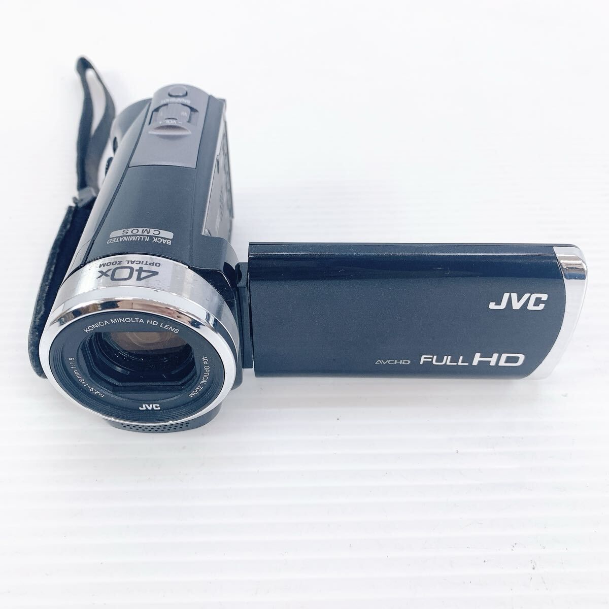 Y-382 JVC ビデオカメラ GZ-HM33-B ブラック 動作確認済み 光学40倍