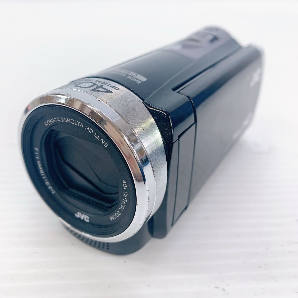 Y-382 JVC ビデオカメラ GZ-HM33-B ブラック 動作確認済み 光学40倍