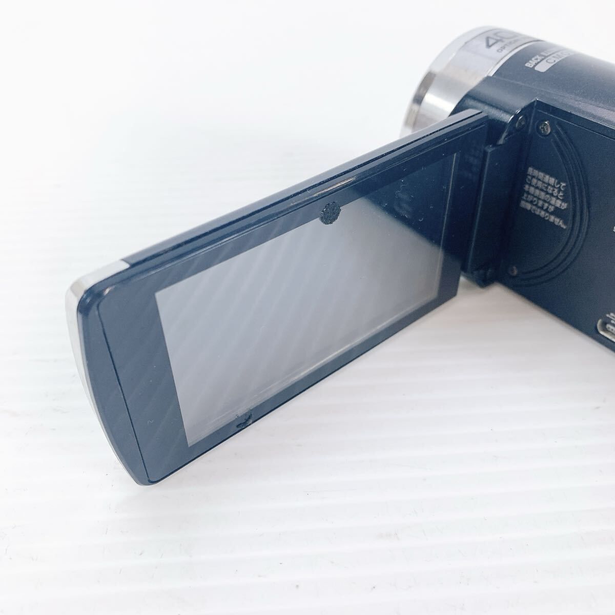 Y-382 JVC ビデオカメラ GZ-HM33-B ブラック 動作確認済み 光学40倍