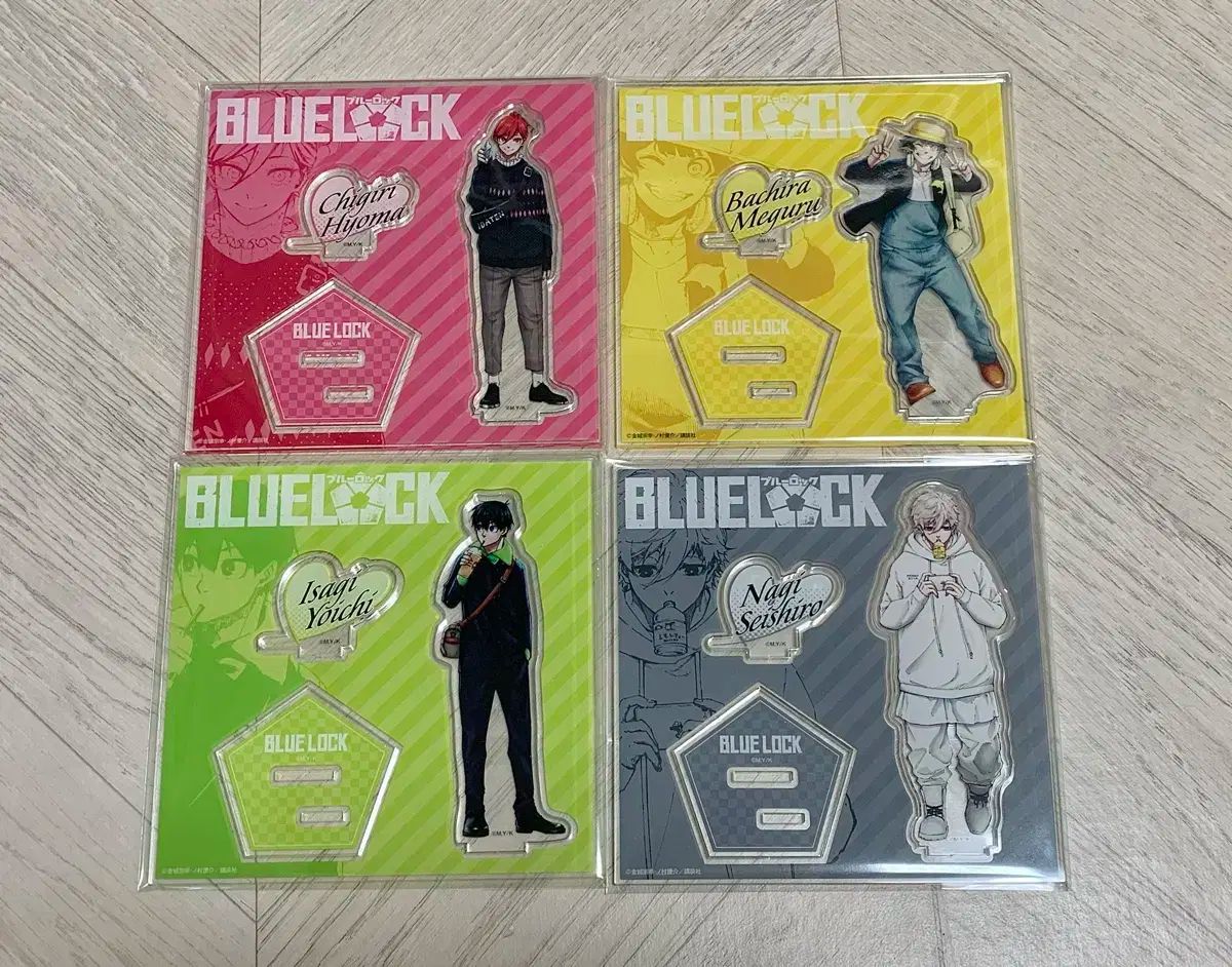 ブルーロック 原画 私服 バレンタイン ハート アクリル 潔 千切 豹馬 蜂楽 凪