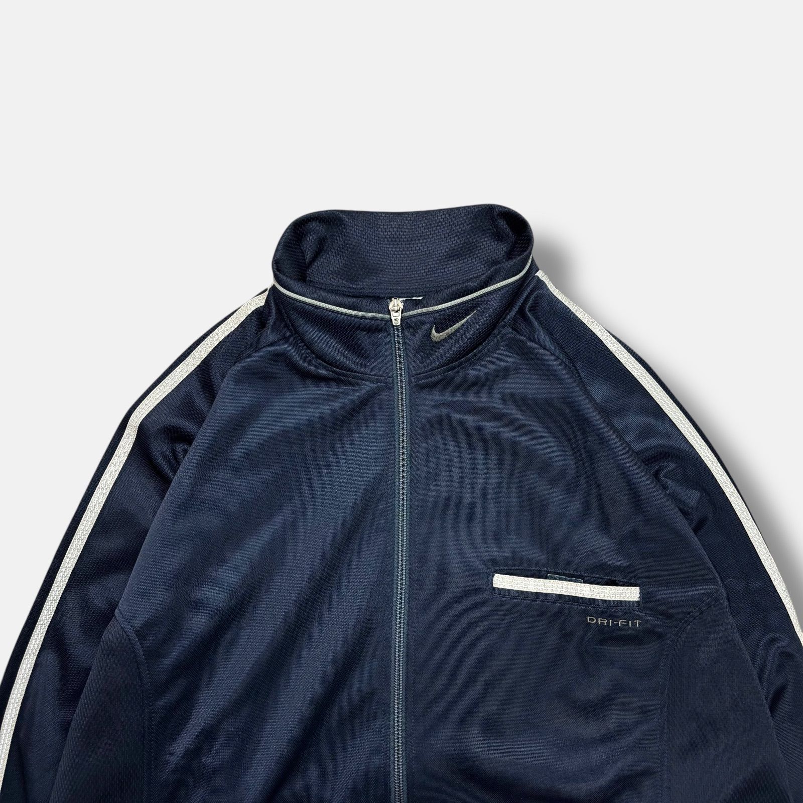 NIKE トラックジャケット　y2k テック NIKE track jacket y2k テック系 ネイビー XL - メルカリ