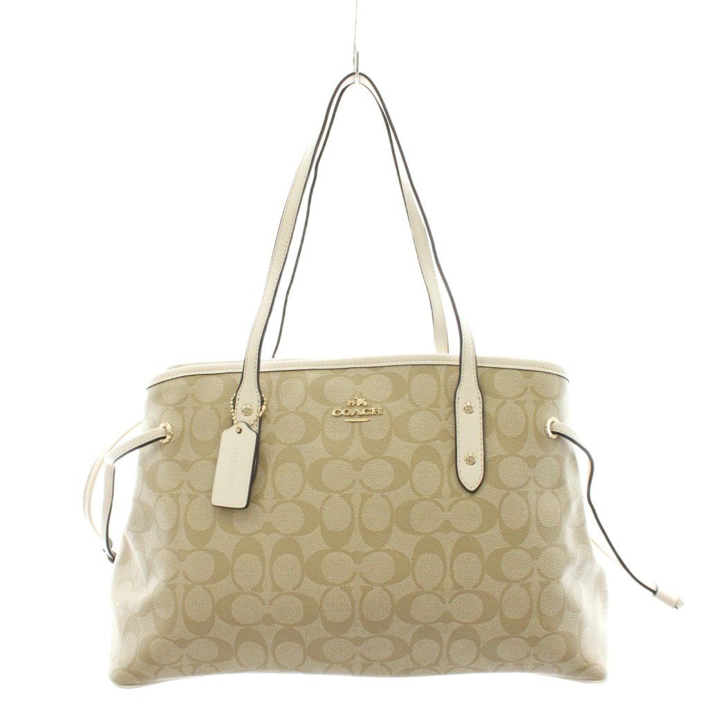 コーチ COACH シグネチャー ドローストリング キャリーオール