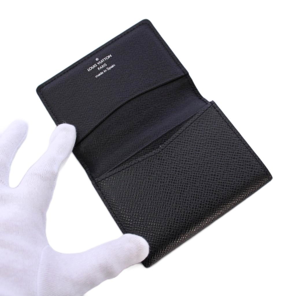 【IC新型美品】ルイヴィトン　アンヴェロップ　タイガ　ノワール　名刺・カード入れ m64595_01.jpg