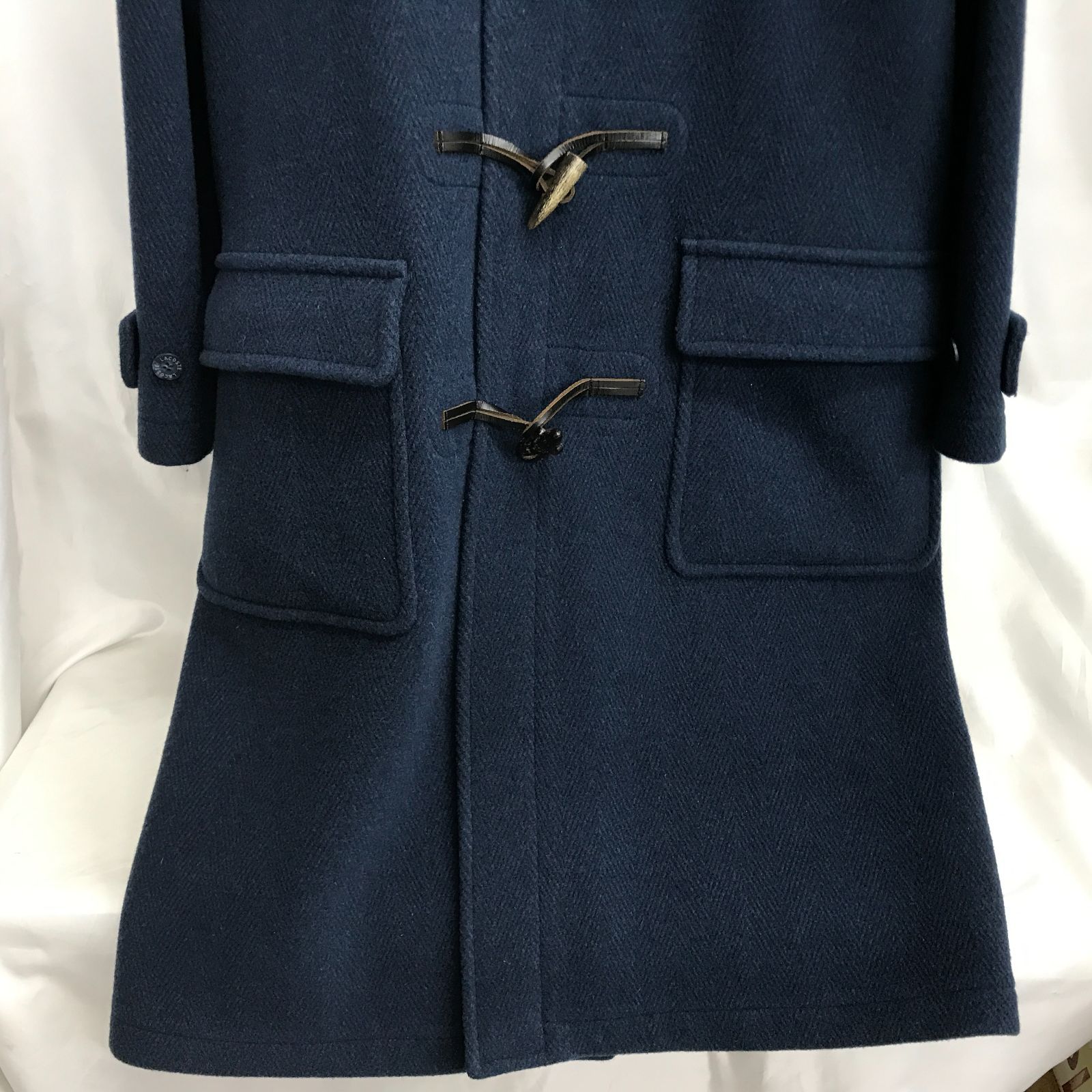 LACOSTE ラコステ ダッフルコート 4 ネイビー ロングコート メンズ