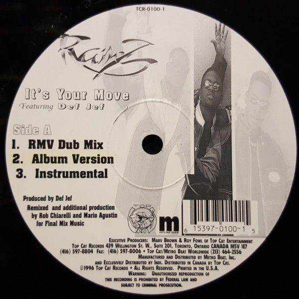 米、加12” Ram-Z, Def Jef Its Your Move TCR01001 Top Cat Records