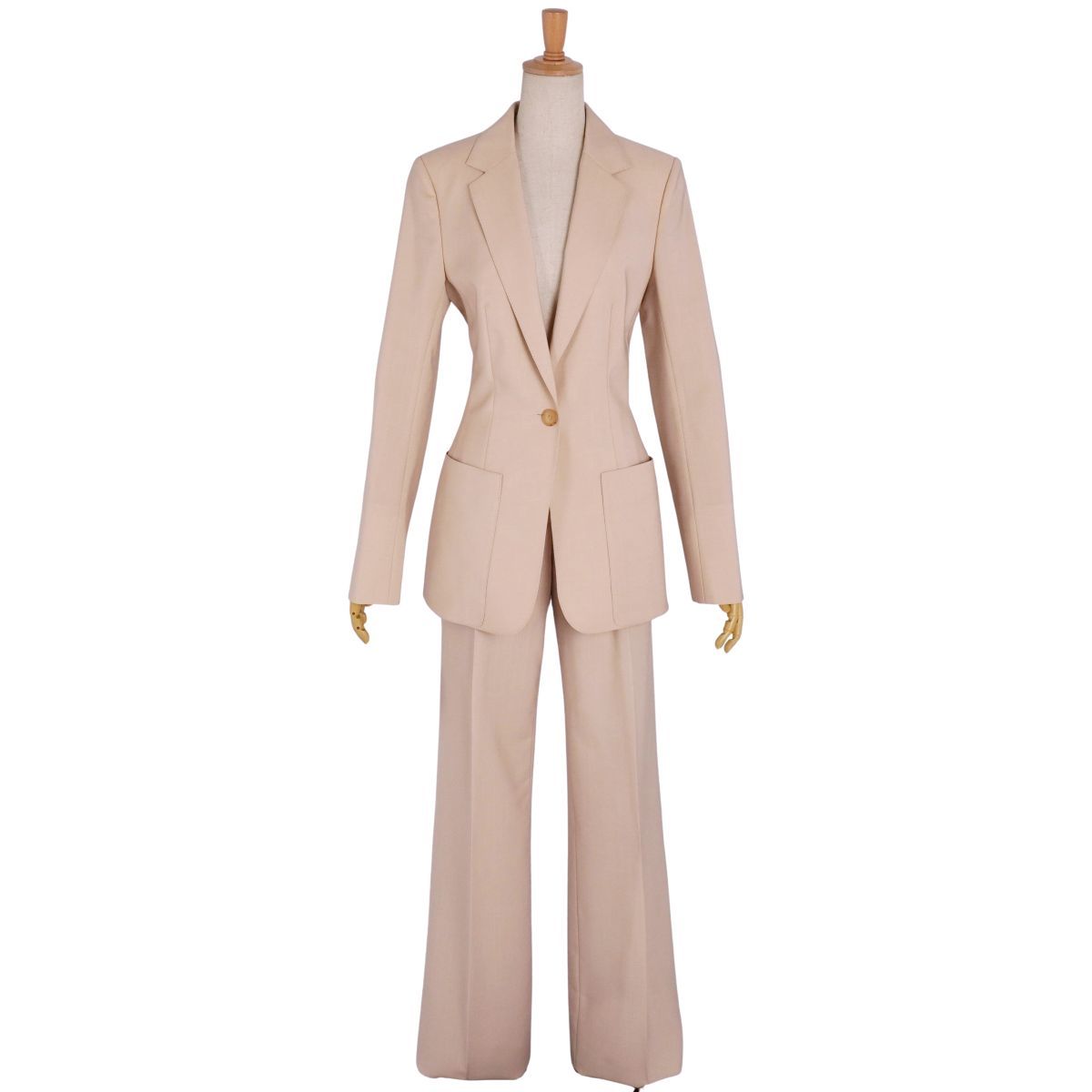 エルメス HERMES セットアップ ゴルチエ期 パンツスーツ モヘア