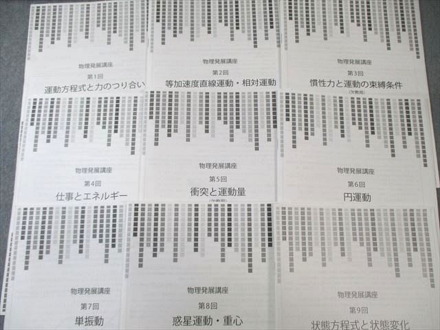 鉄緑会 物理発展講座 テキスト/問題集 2024 計2冊 八尾駿輝 090L0D