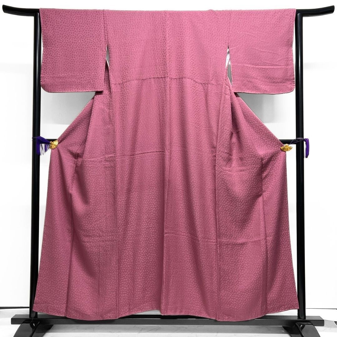 色無地 紋無し 抽象地紋 地紋 着物 115 p ms