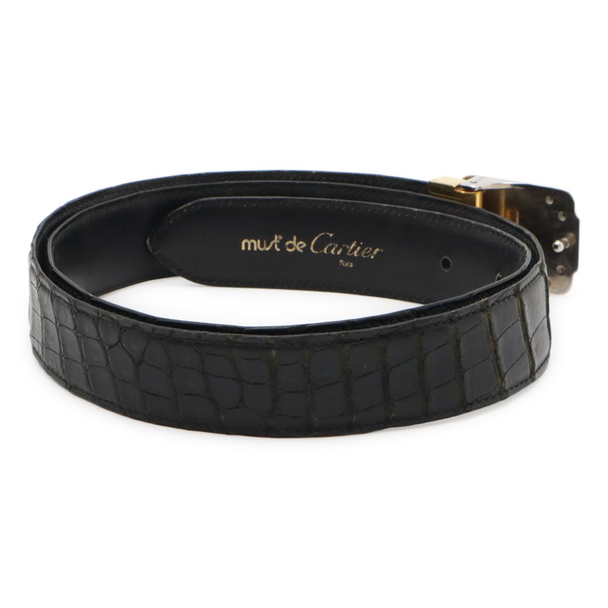 Cartier カルティエ サントス マスト ベルト クロコダイル レザー