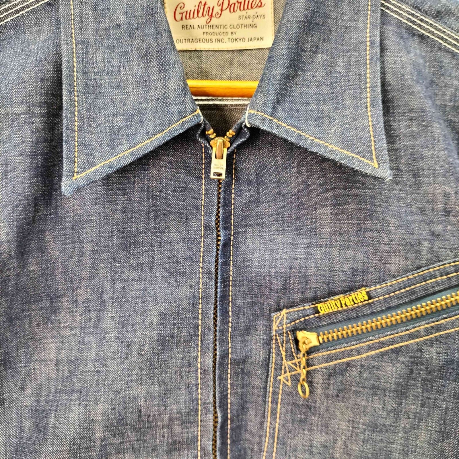 ワコマリア WACKO MARIA 91-B型 GUILTY PARTIES DENIM JACKET チェーン