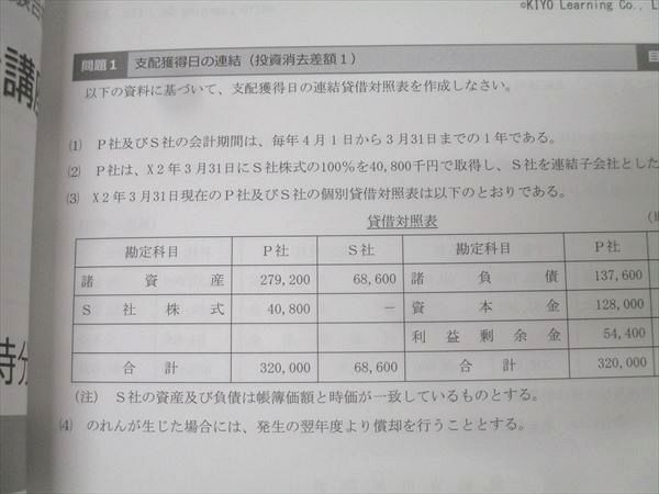 スタディング 税理士講座 簿財(簿記論・財務諸表論)2科目 テーマ別演習