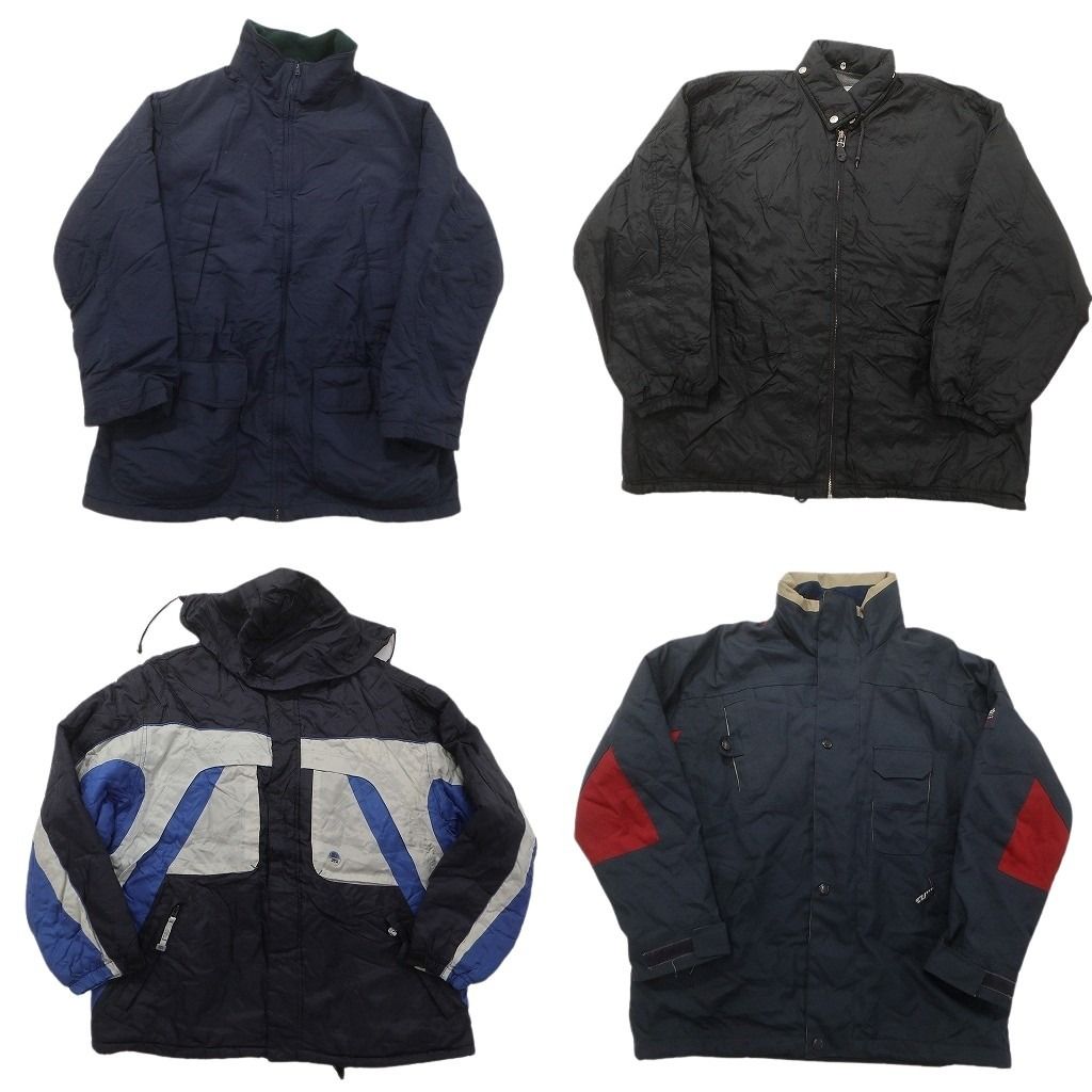 古着卸 まとめ売り ジャケット MIX 4枚セット (メンズ L ) マルチ