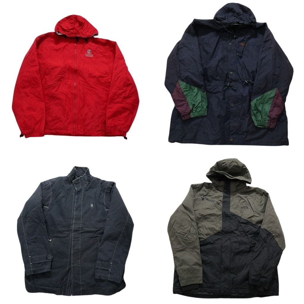 古着まとめ売り 古着卸 まとめ売り ジャケット MIX 4枚セット (メンズ XL ) フーディー