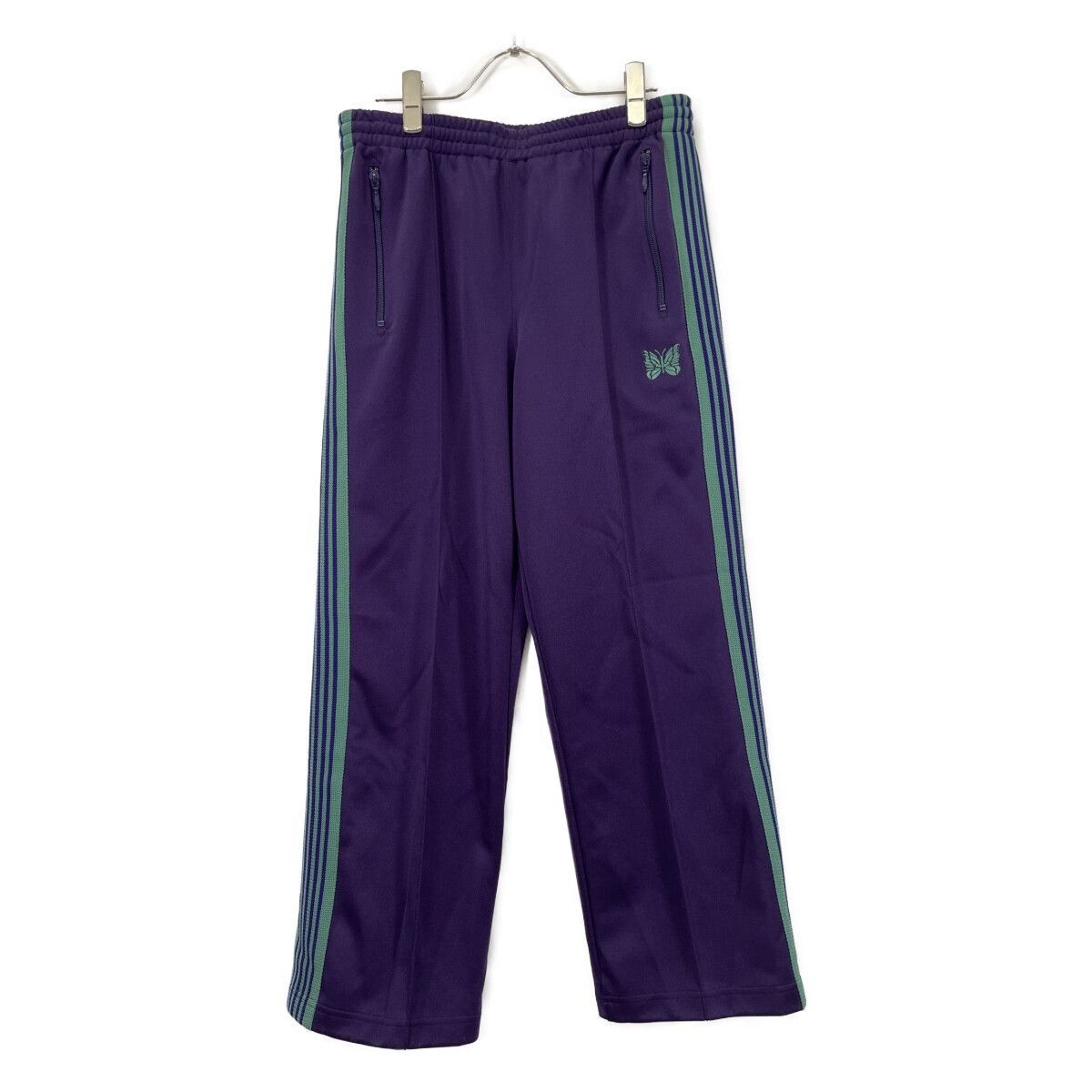 Needles トラックパンツ S パープル パピヨン刺繍 needles ニードルズ IN181 ﾊﾟｰﾌﾟﾙ ﾊﾟﾋﾟﾖﾝ刺繍 ﾄﾗｯｸﾊﾟﾝﾂ S - メルカリ