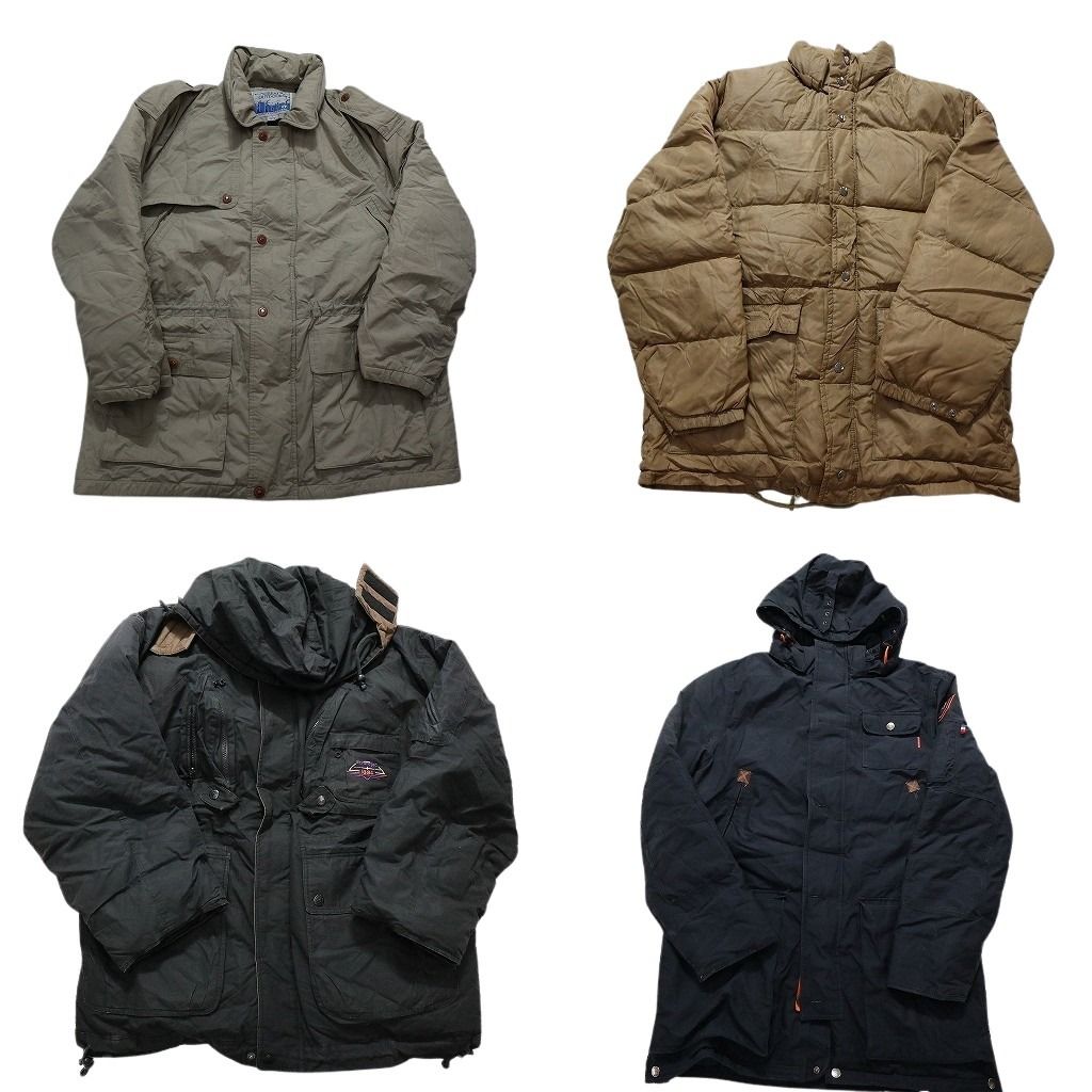 A様　御専用出品 古着卸 まとめ売り ダウンコート MIX 4枚セット (メンズ L