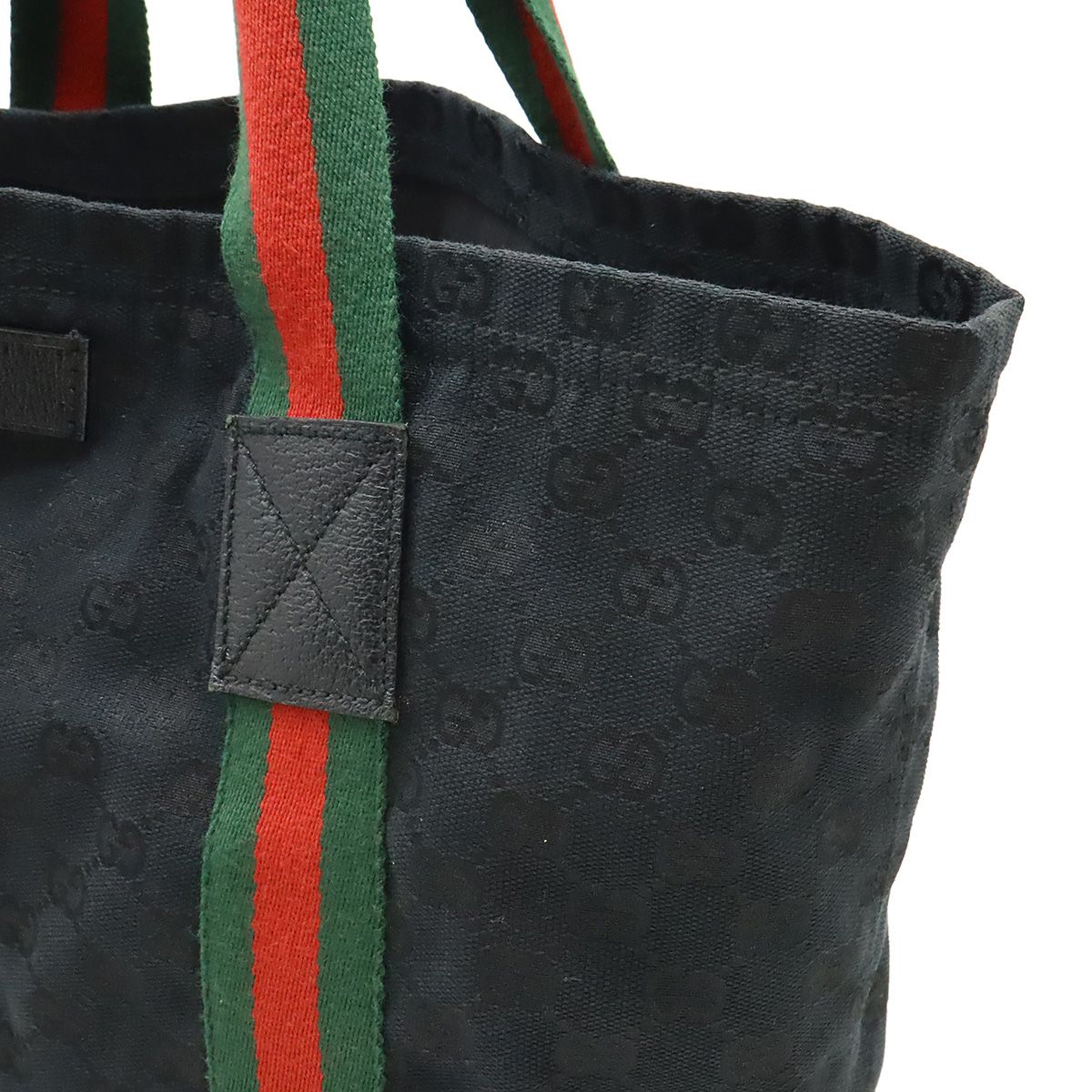 GUCCI グッチ GGキャンバス シェリーライン トートバッグ ショルダー