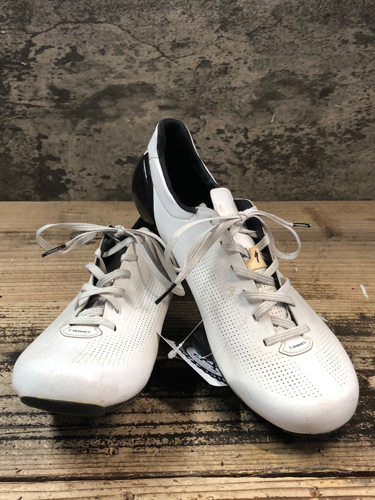 JP 055 スペシャライズド S WORKS SUB 6 RD ビンディングシューズ 3穴 白 EU 40