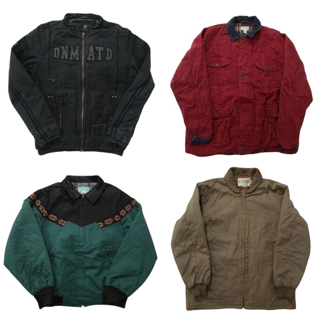 古着卸 まとめ売り ジャケット MIX 4枚セット (メンズ L /XL