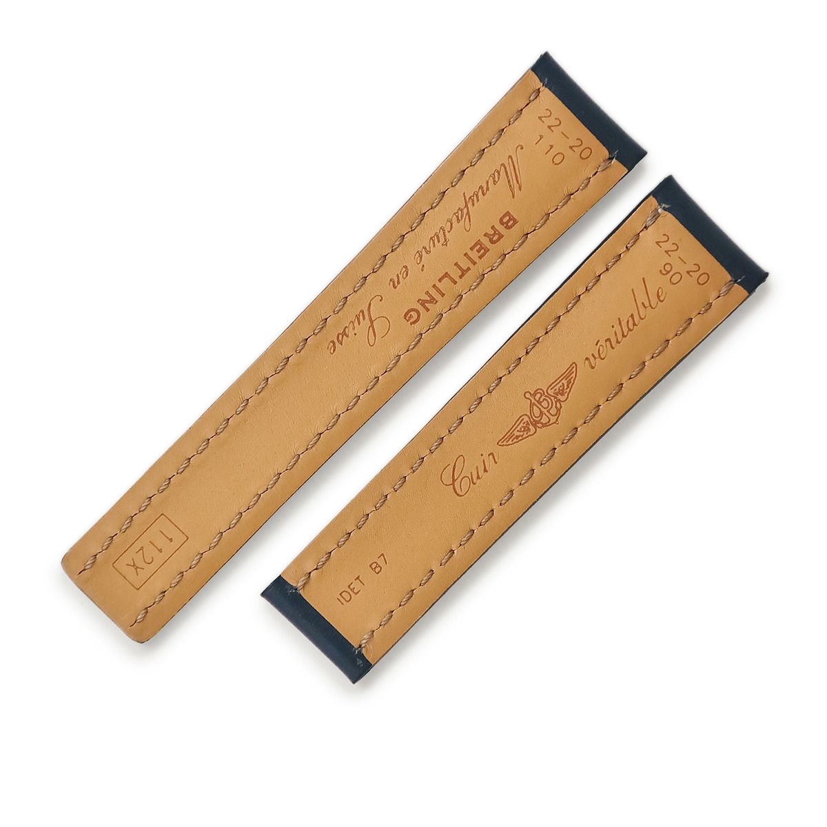 未使用】ブライトリング 純正カーフベルト 22-18 BREITLING