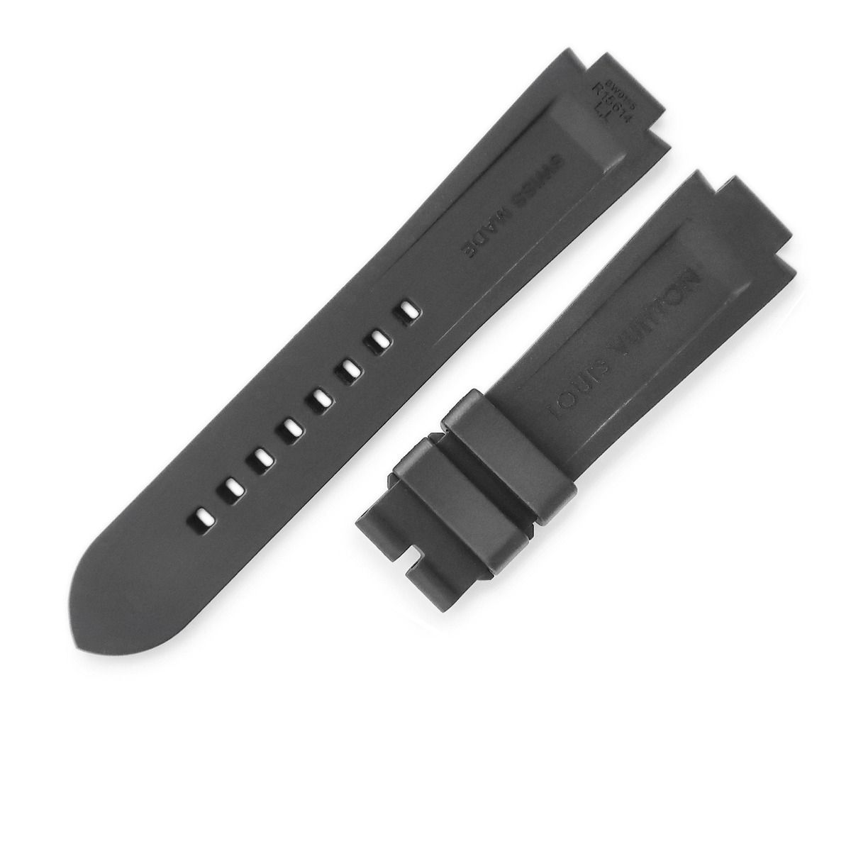 美品　ルイヴィトン タンブール用 モノグラム ラバーバンド 純正 腕時計　ベルト 500lvrb1n.jpg