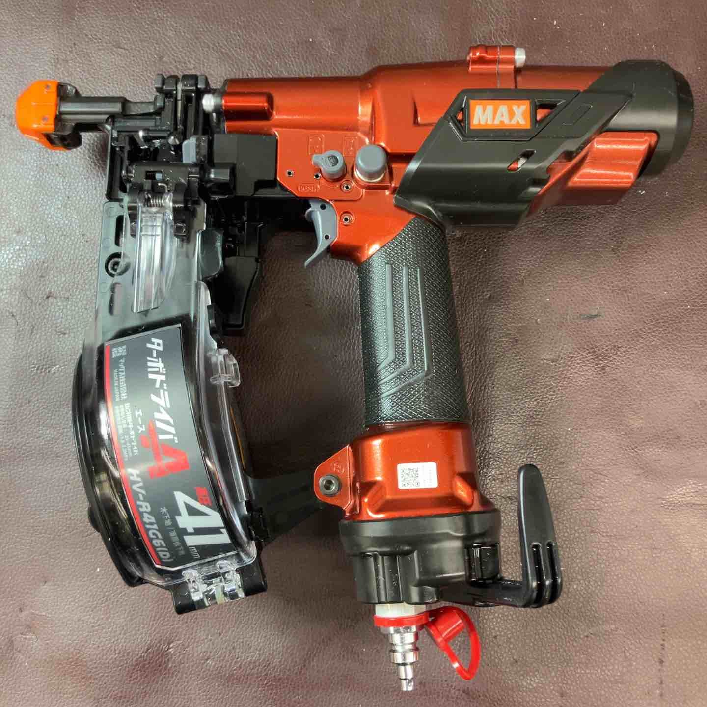 中古美品】☆マックス(MAX) 高圧エアネジ打ち機 HV-R41G6(D)-R【東大和